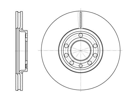 Tarcza hamulcowa REMSA 6689.10
