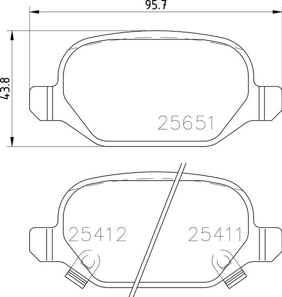 Klocki hamulcowe BREMBO P 23 151