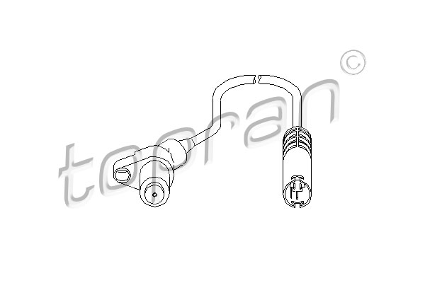 Czujnik ABS TOPRAN 500 883