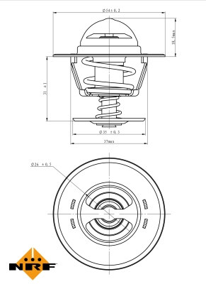 Termostat NRF 725213