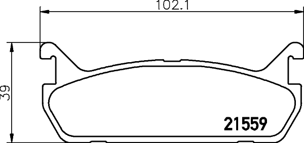Klocki hamulcowe HELLA 8DB 355 016-601