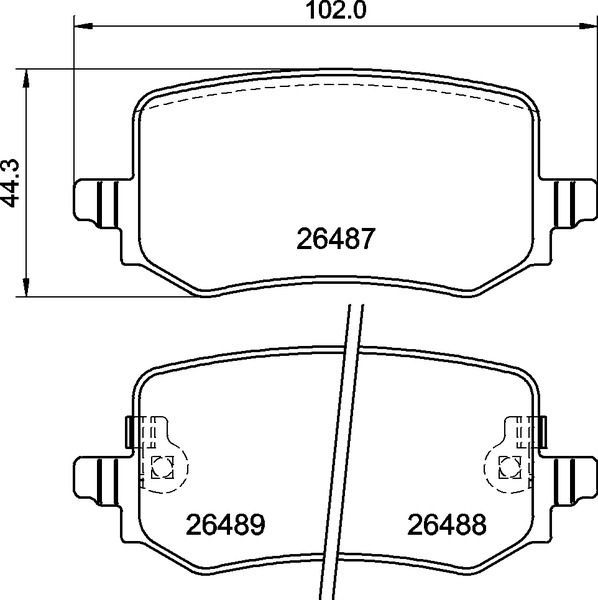 Klocki hamulcowe BREMBO P 30 139