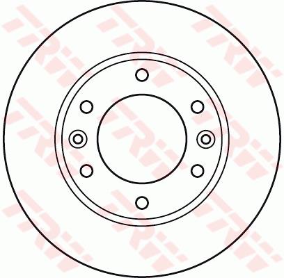 Tarcza hamulcowa TRW DF4924S