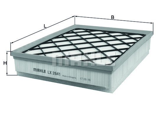Filtr powietrza KNECHT LX 2641