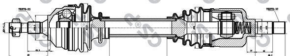 Półoś napędowa GSP 210268
