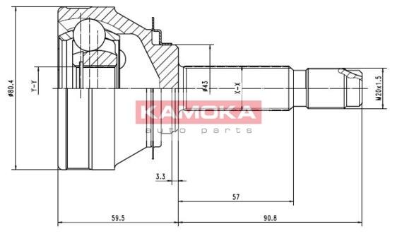 Przegub KAMOKA 7002