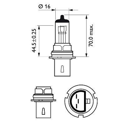Żarówka PHILIPS 9004C1