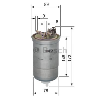 Filtr paliwa BOSCH 0 450 906 373