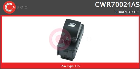 Przełącznik podnośnika szyby CASCO CWR70024AS