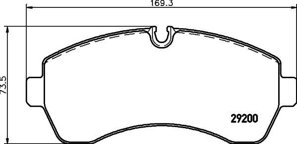 Klocki hamulcowe HELLA 8DB 355 005-531