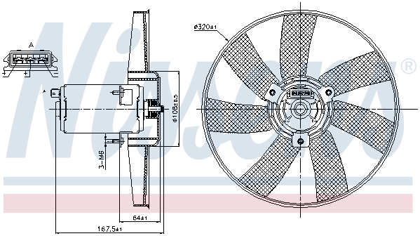 Wentylator NISSENS 85677