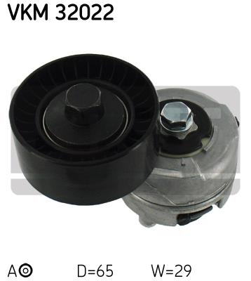 Rolka napinacza paska osprzętu SKF VKM 32022