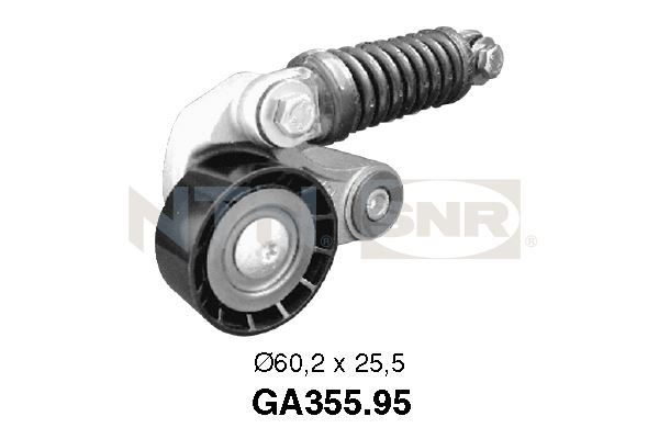 Rolka napinacza paska osprzętu SNR GA355.95
