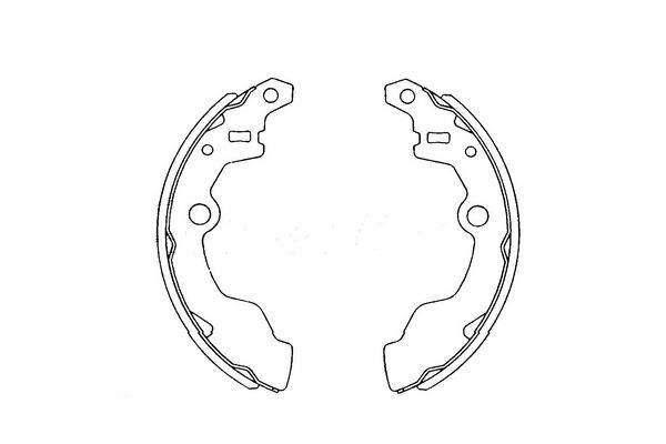 Zestaw szczęk hamulcowych KAVO PARTS KBS-8401
