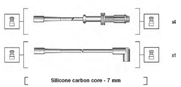 Przewody zapłonowe MAGNETI MARELLI 941135120700