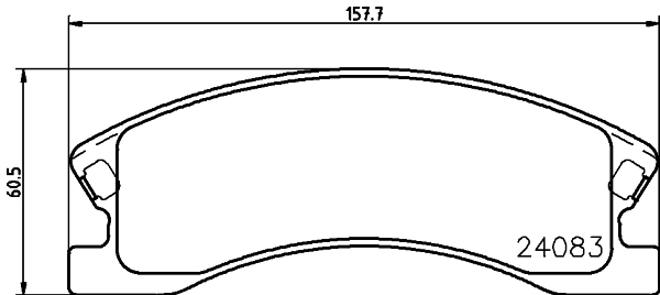 Klocki hamulcowe HELLA 8DB 355 011-541