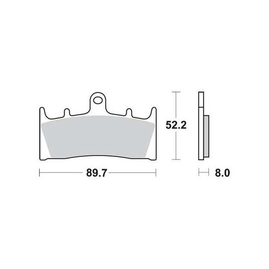 Klocki hamulcowe TRW MCB659
