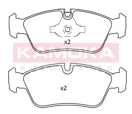Klocki hamulcowe KAMOKA JQ101291