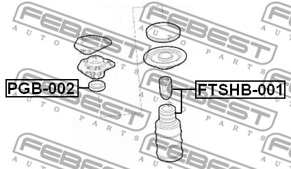 Osłona  miecha powietrznego FEBEST FTSHB-001