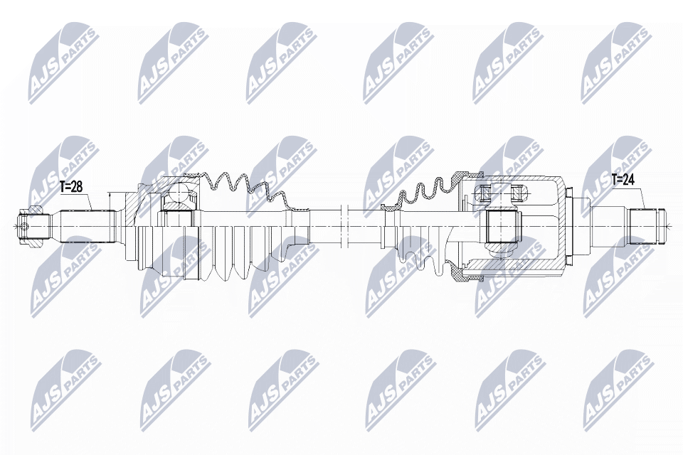 Wał napędowy NTY NPW-CT-125