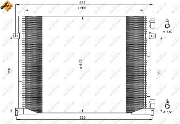 Skraplacz klimatyzacji NRF 35914