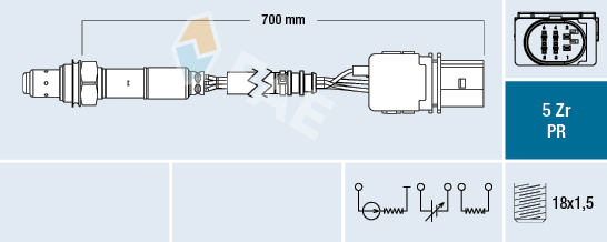Sonda lambda FAE 75158
