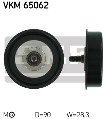 Rolka napinacza paska osprzętu SKF VKM 65062