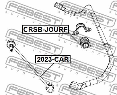 Guma stabilizatora FEBEST CRSB-JOURF