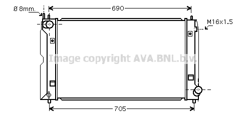 Chłodnica AVA QUALITY COOLING TOA2386