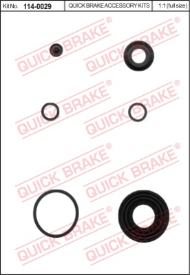 Zestaw naprawczy zacisku hamulcowego QUICK BRAKE 114-0029