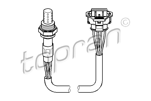 Sonda lambda TOPRAN 207 430