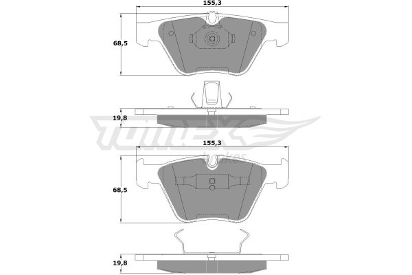 Klocki hamulcowe TOMEX BRAKES TX 13-25