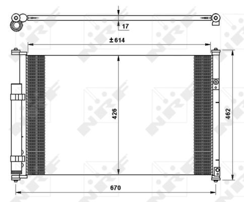 Skraplacz klimatyzacji NRF 35769