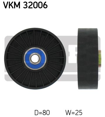 Rolka prowadząca paska osprzętu SKF VKM 32006
