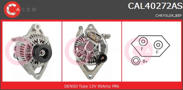 Alternator CASCO CAL40272AS