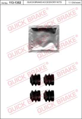 Zestaw naprawczy zacisk hamulcowy QUICK BRAKE 113-1352