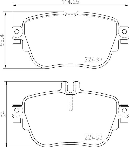 Klocki hamulcowe BREMBO P 50 136