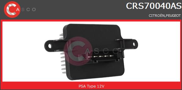 Opornik wentylatora CASCO CRS70040AS
