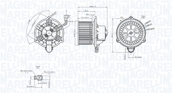 Wentylator wnętrza MAGNETI MARELLI 069412752010