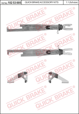 Regulacja szczęk hamulcowych QUICK BRAKE 102 53 005