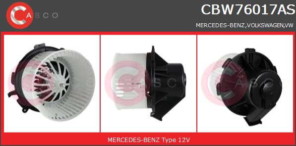 Wentylator wnętrza CASCO CBW76017AS