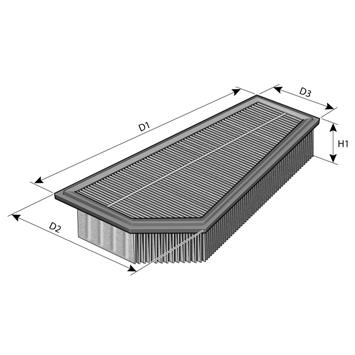 Filtr powietrza PURFLUX A1383