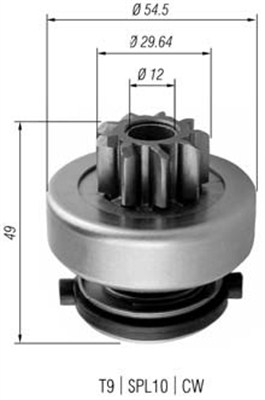 Bendiks rozrusznika MAGNETI MARELLI 940113020354
