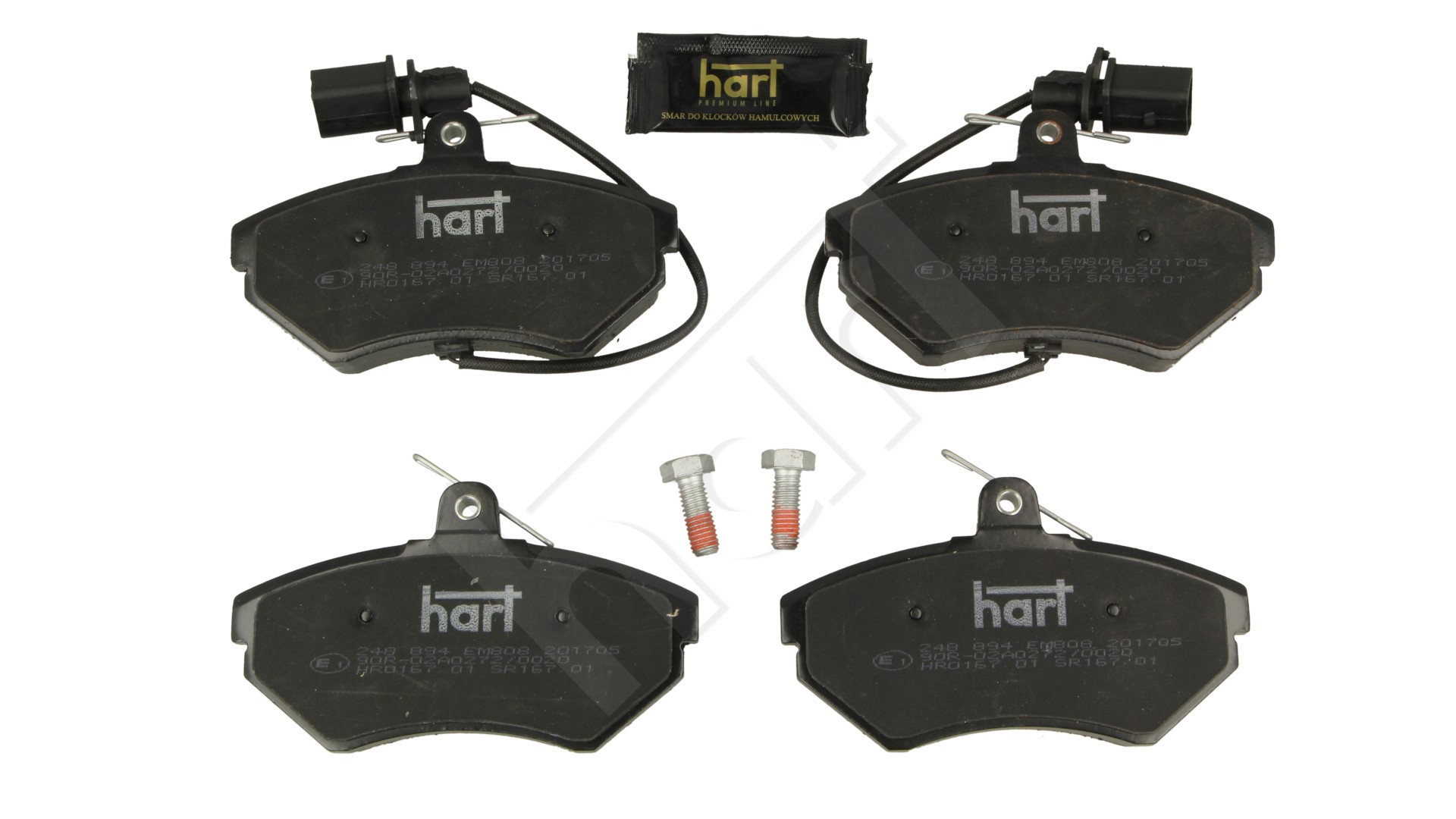 Klocki hamulcowe HART 248 894