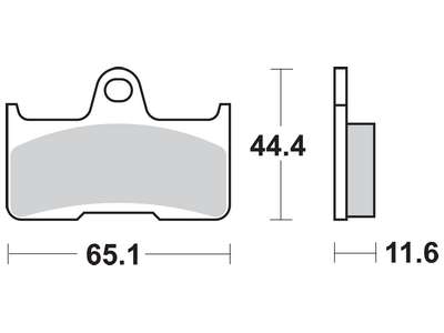 Klocki hamulcowe TRW MCB756SI