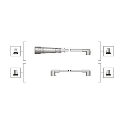 Przewody zapłonowe MAGNETI MARELLI 941319170065