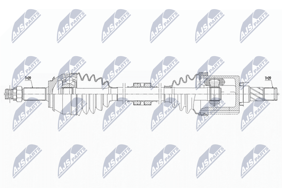 Wał napędowy NTY NPW-NS-150