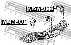 Poduszka silnika FEBEST MZM-001