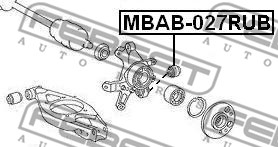 Tuleja wahacza FEBEST MBAB-027RUB