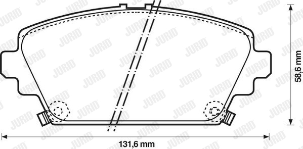 Klocki hamulcowe JURID 572429J